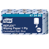 Tork Reflex Papierwischtücher M4, 1-lagig, blau