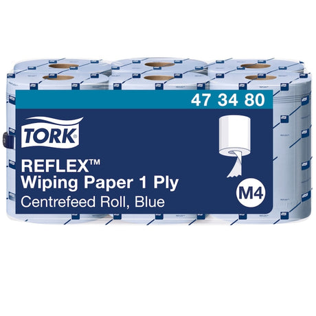 Tork Reflex Papierwischtücher M4, 1-lagig, blau