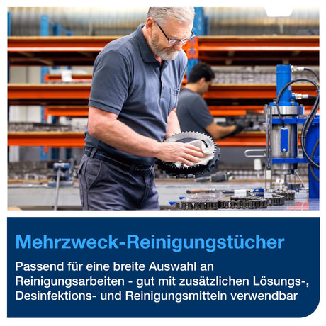 Tork Reinigungstücher W4, 1-lagig, weiß – Ansicht 5