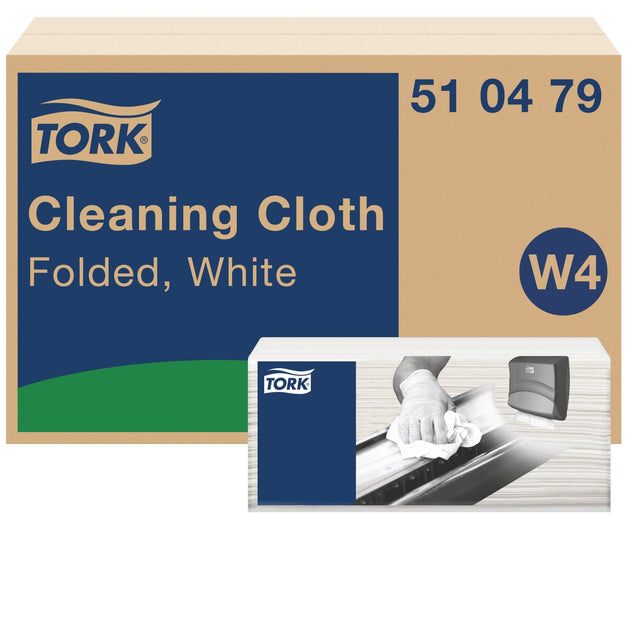 Tork Reinigungstücher W4, 1-lagig, weiß