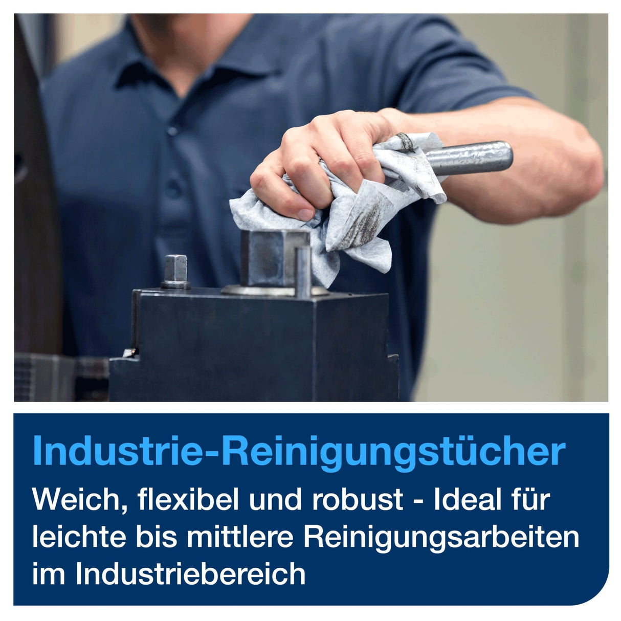 Tork Industrie Reinigungstücher W7, 1-lagig, grau – Ansicht 3