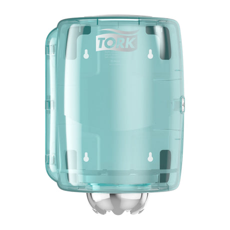 Tork Performance Innenabrollungsspender M2, weiß/türkis, hohe Kapazität