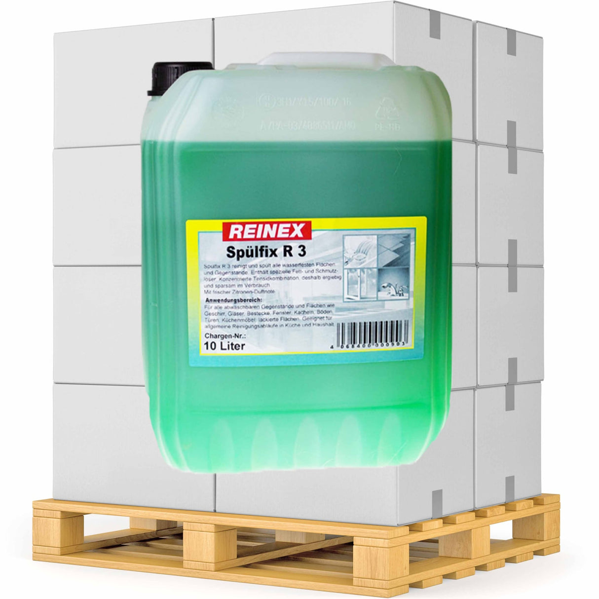 Reinex R 3 Spülfix Spülmittel Zitro – reinigt wasserfeste Flächen, pH-neutral – Ansicht 2