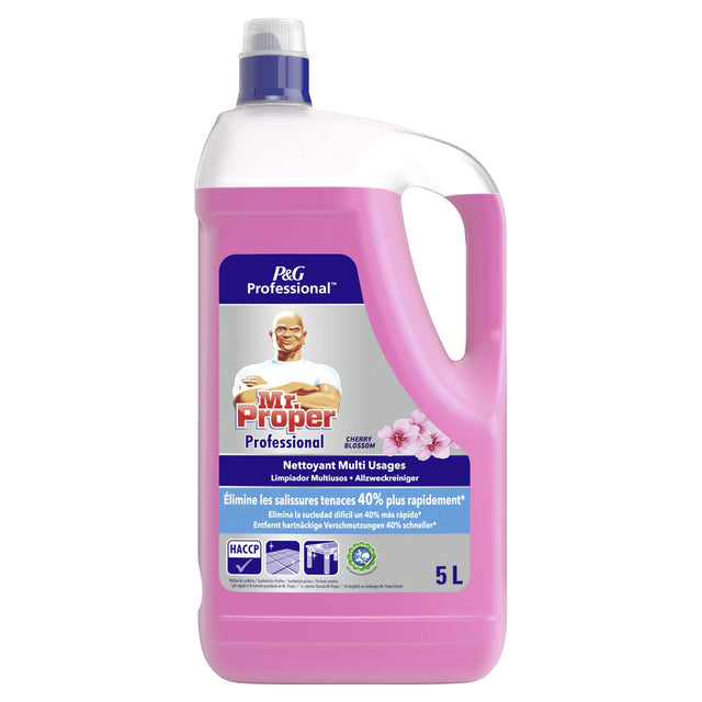 Mr. Proper Professional Allzweckreiniger Cherry Blossom mit langanhaltendem Glanz