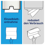 Tork Xpress Multifold Papierhandtücher, 2-lagig, weiß, H2 – 34 x 21,2 cm – Ansicht 4