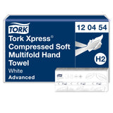 Tork Xpress Multifold Papierhandtücher, 2-lagig, weiß, H2 – 32 x 21,2 cm, Advanced