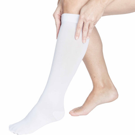 Lohmann & Rauscher Actico UlcerSys Unterstrumpf standard, verstärkte Ferse, weiß – Ansicht 3