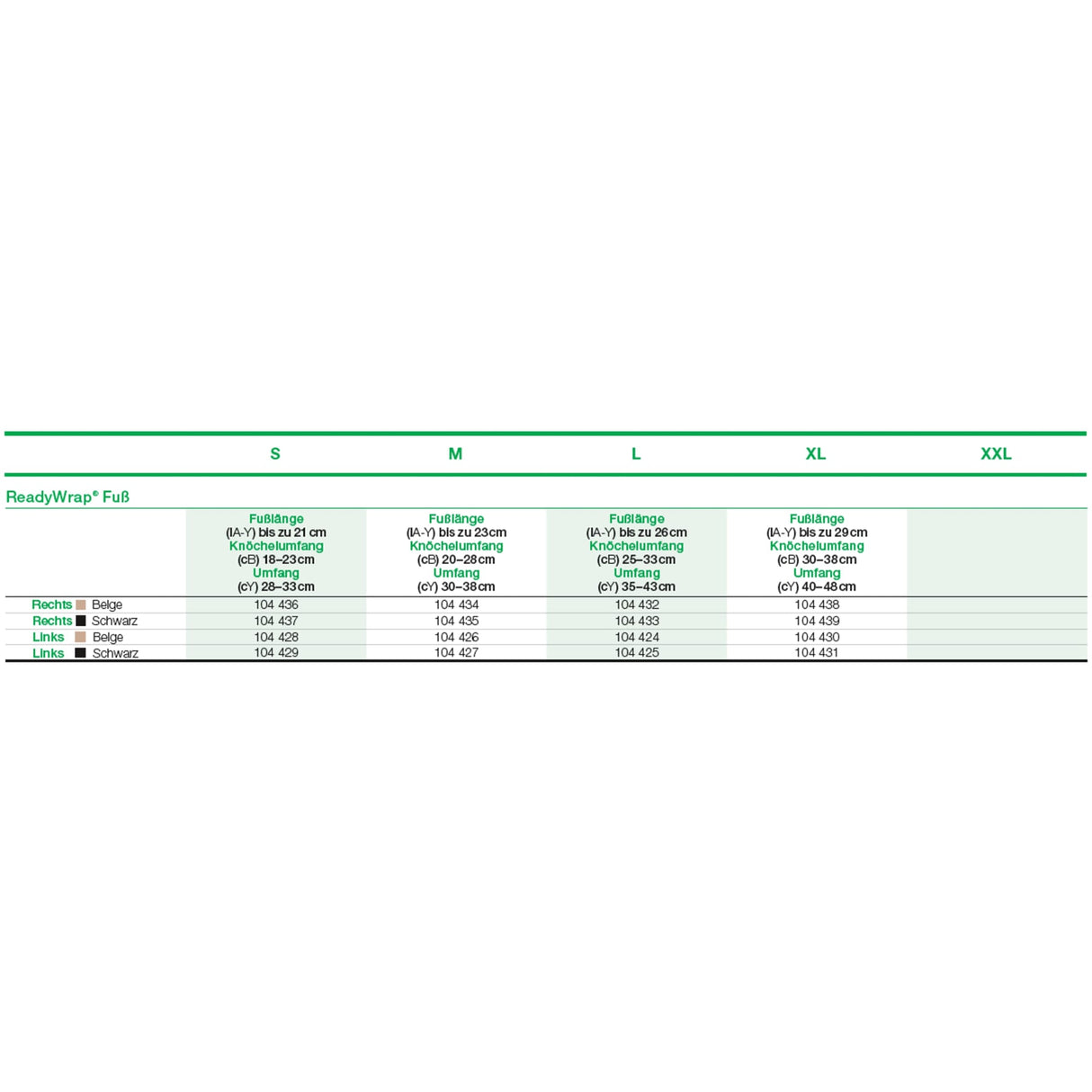 Lohmann & Rauscher ReadyWrap Adaptives Kompressionssystem Fuß CT, lang, links – Ansicht 18