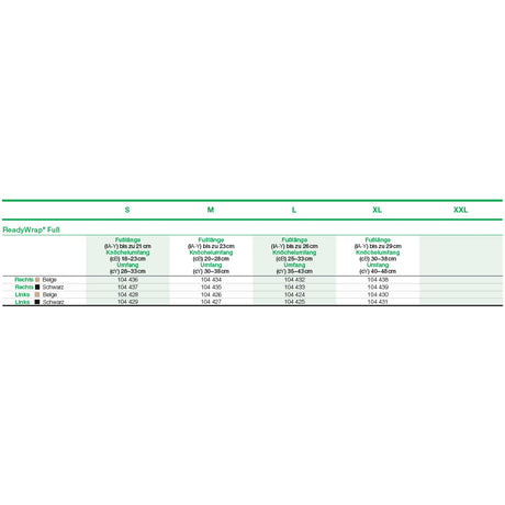 Lohmann & Rauscher ReadyWrap Adaptives Kompressionssystem Fuß CT, lang, rechts – Ansicht 4