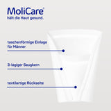 Hartmann MoliCare Premium MEN PAD 2 Tropfen Inkontinenzeinlagen (14 Stck.) – Ansicht 2