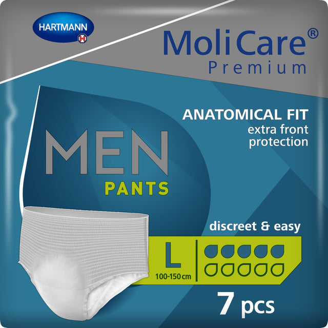 MoliCare Premium Men Pants Inkontinenzhosen 5 Tropfen, Größe L