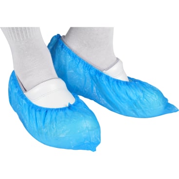 ABENA® Einweg-Schuhüberzieher, 41 x 15 cm, blau, LDPE