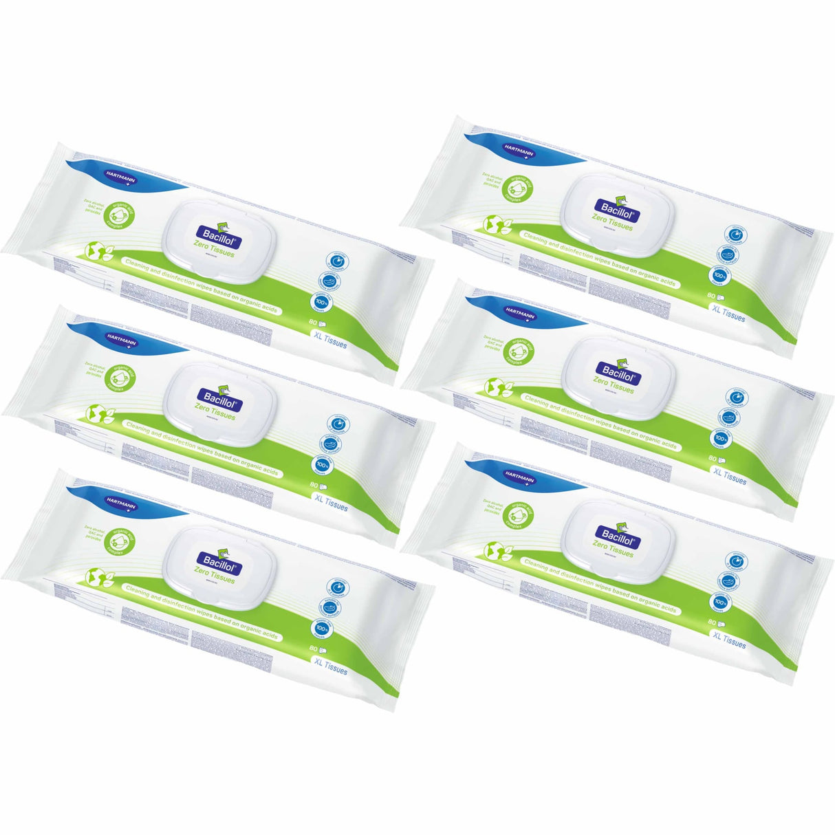 BODE Bacillol Zero Tissues XL-Flächendesinfektionstücher 20 x 30 cm