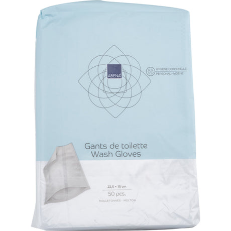ABENA® Molton Ultra Sonic Waschhandschuh ECO, 22,5 x 14,8 cm