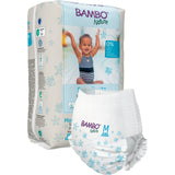 Bambo Nature Schwimmwindeln, elastische Passform – Größe M (12+ kg) – Karton = 10 Packungen × 12 Stück