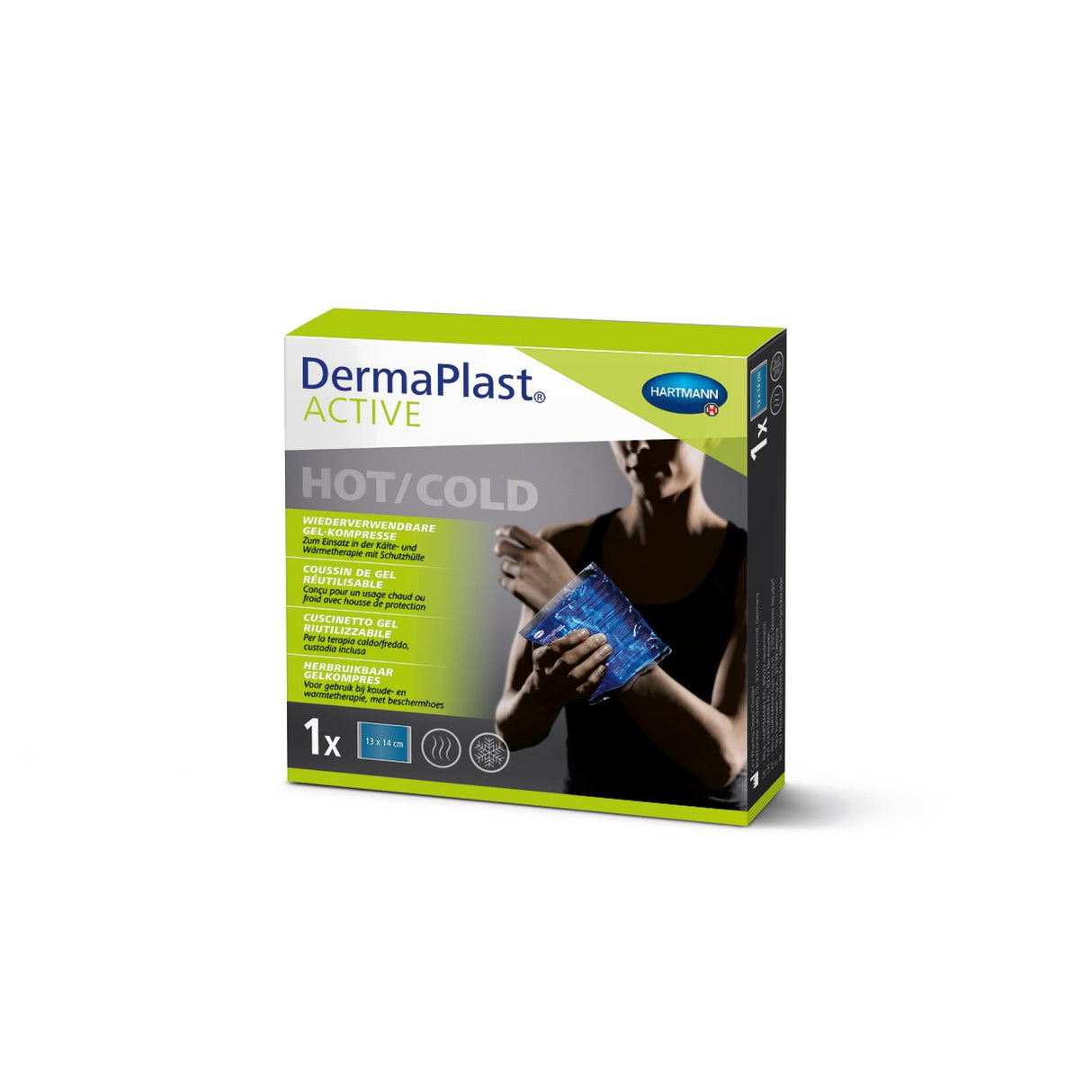 DermaPlast ACTIVE HOT/COLD Gelkompresse, 13 x 14 cm