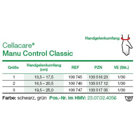 Lohmann & Rauscher Cellacare Manu Control Classic Handgelenkorthese mit drei Stabilisierungsgurten – Ansicht 2