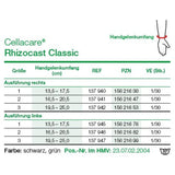 Lohmann & Rauscher Cellacare Rhizocast Classic Handgelenk- und Daumenorthese links, atmungsaktiv – Ansicht 6