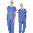 Lohmann & Rauscher Sentinex Bereichskleidung Set, unsteril, blau, aus Hose und Kasack – Ansicht 3