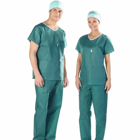 Lohmann & Rauscher Sentinex Soft Bereichskleidung Hose, unsteril, grün, mit textilähnlicher Anmutung – Ansicht 3