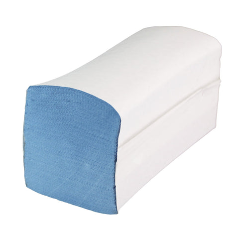 ZVG zetForm Falthandtücher V-Falz, Tissue, blau, 2-lagig – Ansicht 2