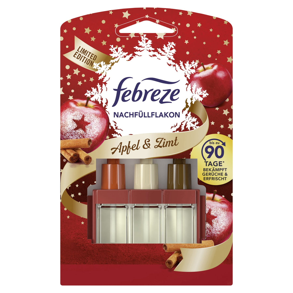 Febreze 3Volution Nachfüllflakon Apfel-Zimt für den Duftstecker
