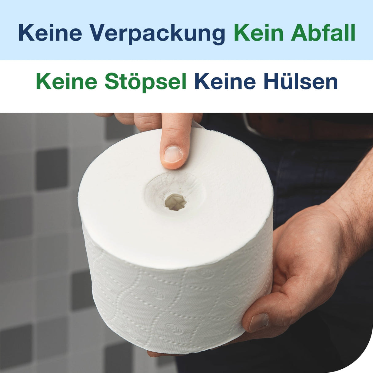 Tork OptiServe Coreless Toilettenpapier, 3-lagig, weiß, hülsenlos – Ansicht 9