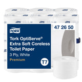 Tork OptiServe Coreless Toilettenpapier, 3-lagig, weiß, hülsenlos