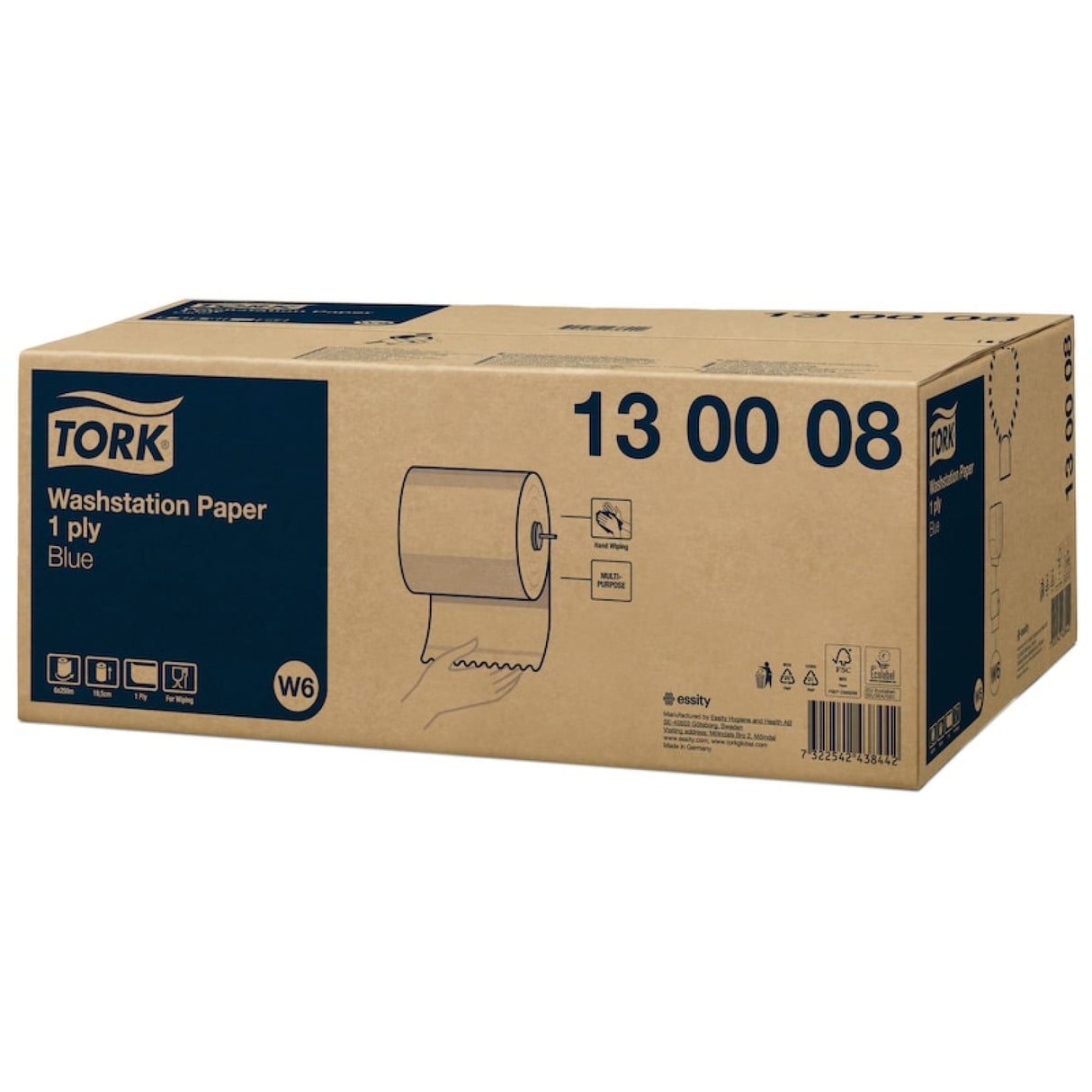 Tork Waschstation Papierwischtücher W6, 1-lagig – Ansicht 5