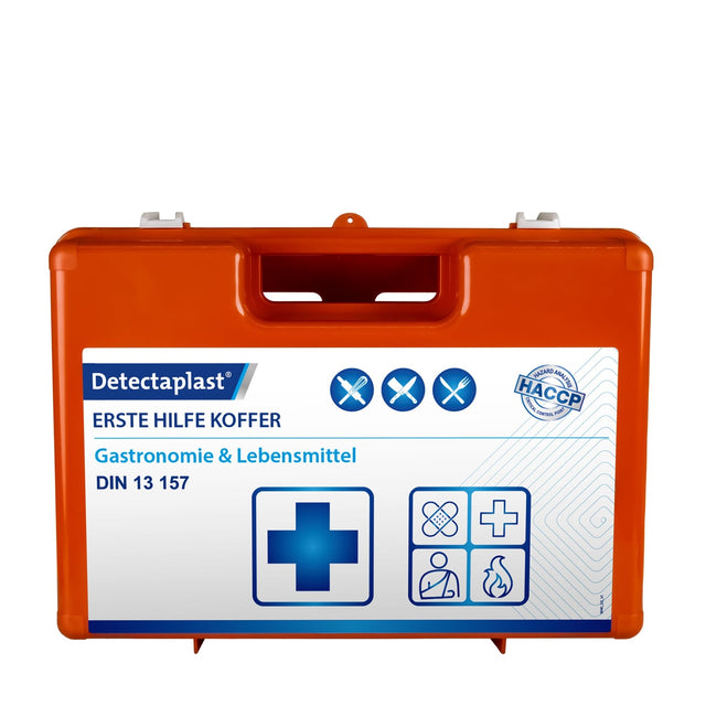 Detectaplast Erste-Hilfe-Koffer Medic Box Food XL, DIN 13157