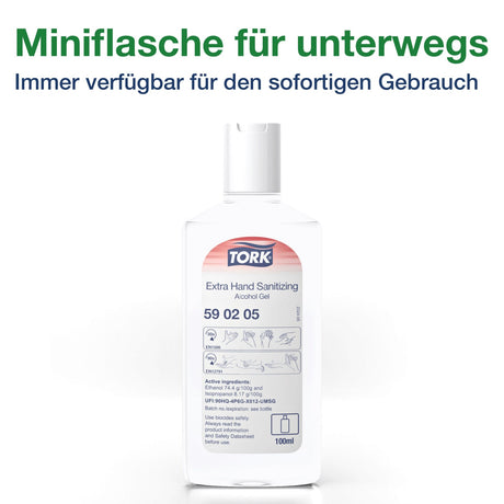 Tork Extra Händedesinfektionsgel Alkohol, für den Einsatz im Gesundheitswesen – Ansicht 8