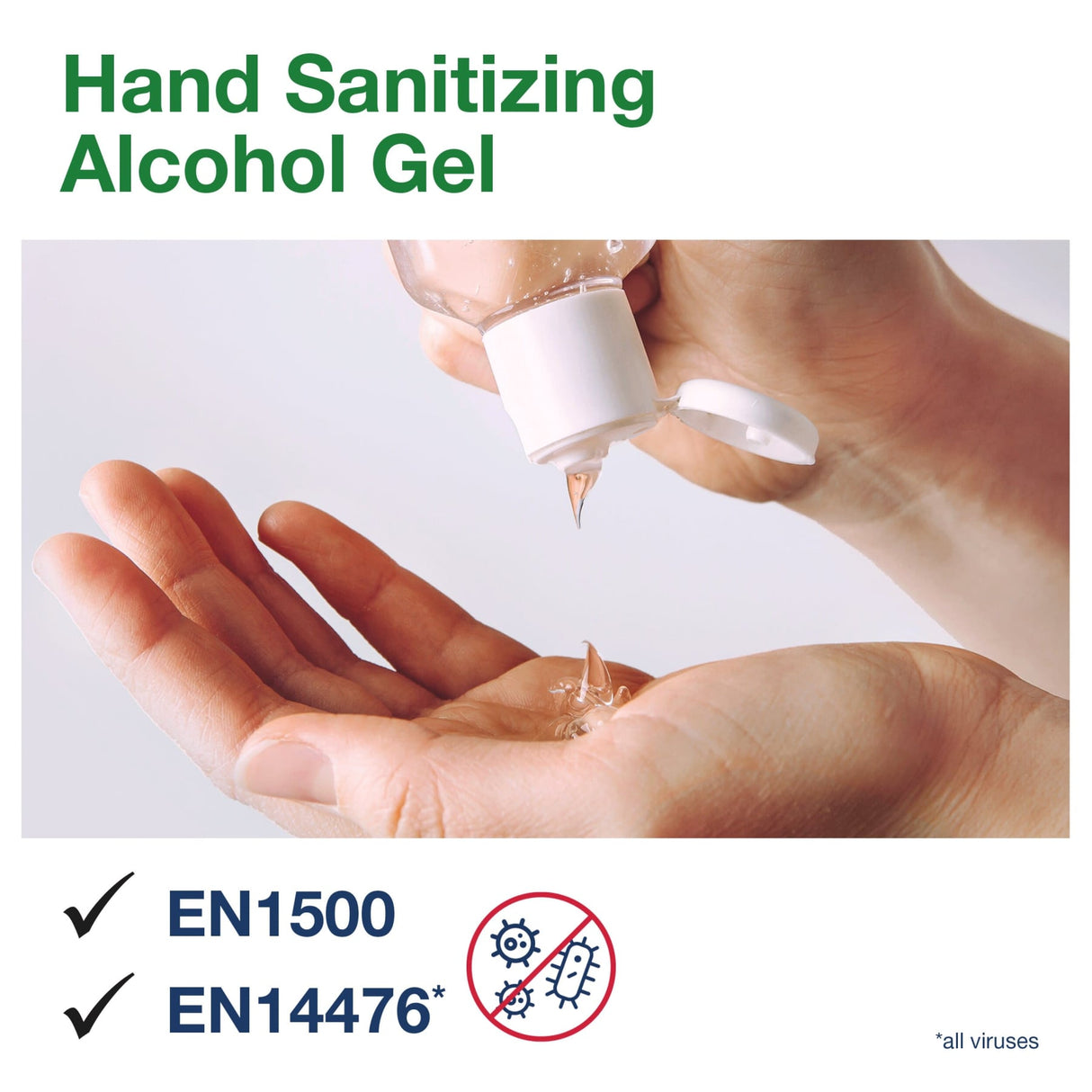 Tork Extra Händedesinfektionsgel Alkohol, für den Einsatz im Gesundheitswesen – Ansicht 9