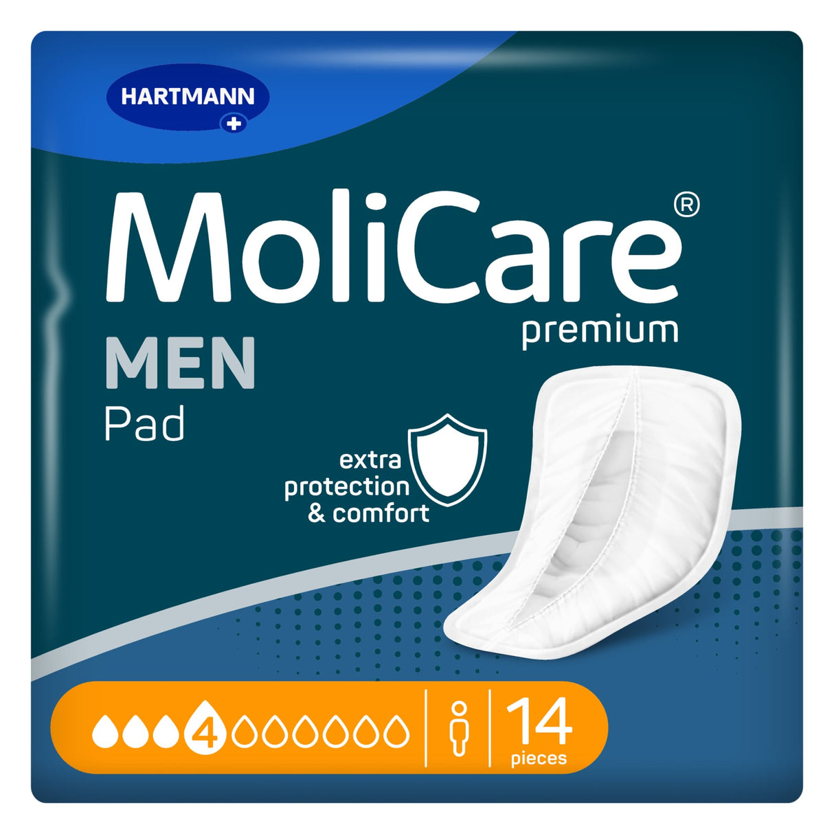 Hartmann MoliCare premium MEN Pad Inkontinenzeinlage für Männer – Ansicht 1