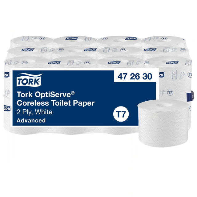 Tork OptiServe Toilettenpapier T7, 2-lagig, weiß