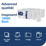 Tork OptiServe Toilettenpapier T7, 2-lagig, weiß – Ansicht 2