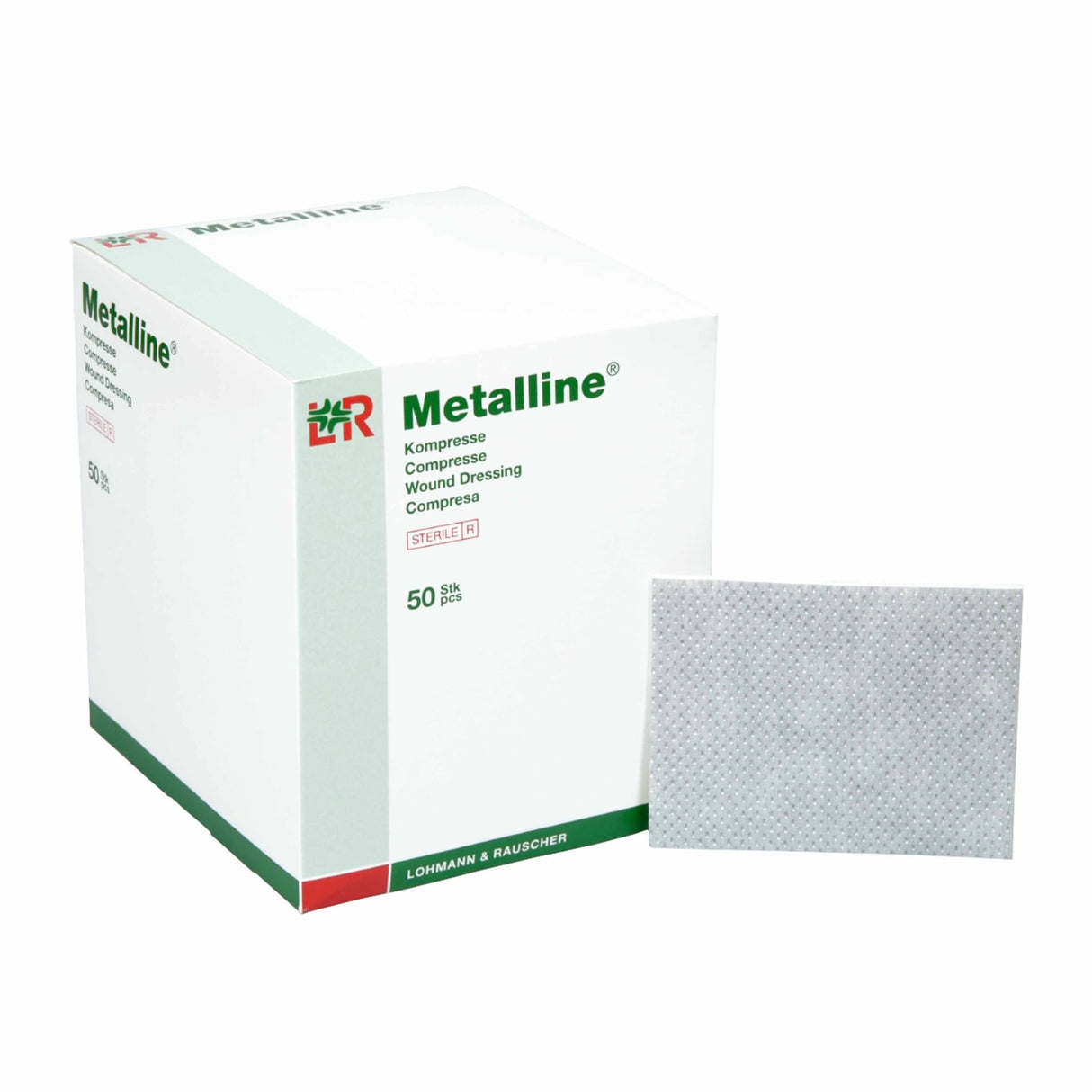 Lohmann & Rauscher Metalline Kompressen, aluminiumbeschichtet, steril, wundschonend – Ansicht 5