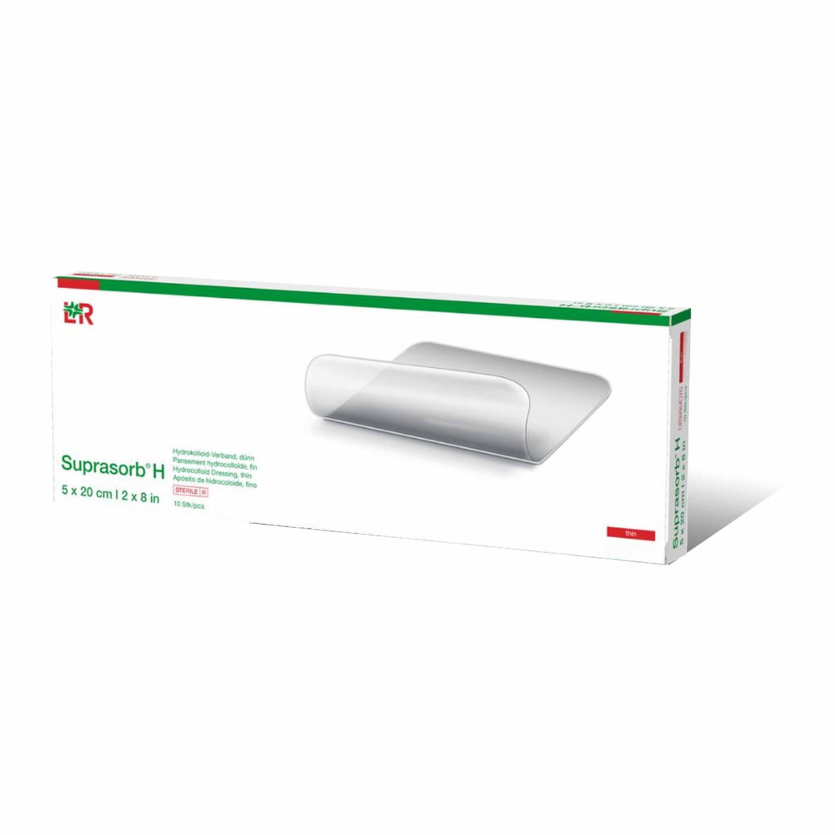 Lohmann & Rauscher Suprasorb H Hydrokolloid-Verband, steril, dünn – Ansicht 5