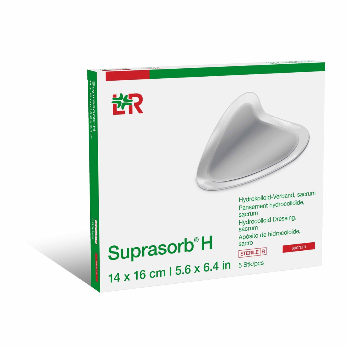 Lohmann & Rauscher Suprasorb H Hydrokolloid-Verband, steril, dünn – Ansicht 6