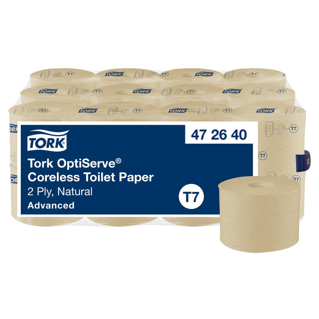 Tork OptiServe Toilettenpapier T7, 2-lagig, natur