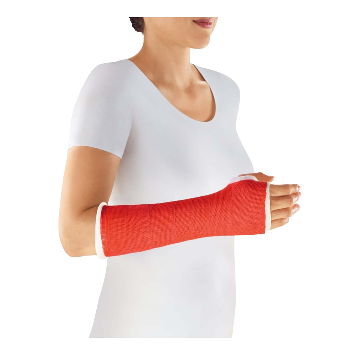 Lohmann & Rauscher Cellacast Soft semirigider Stützverband, bruchfest, rot – Ansicht 3