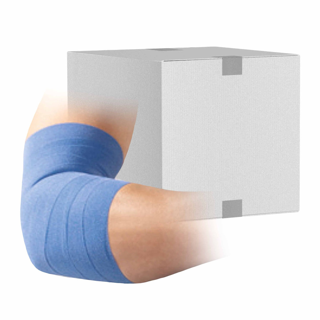 Lohmann & Rauscher Haftelast Fixierbinde, latexfrei, blau, selbsthaftend – Ansicht 5