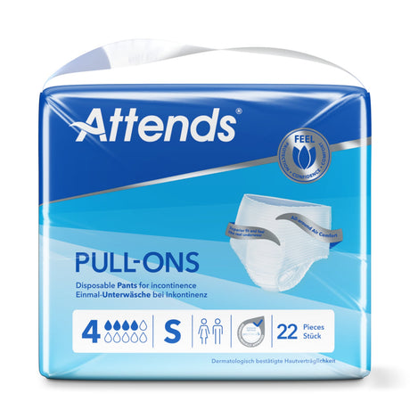 Attends Pull-Ons 4 Inkontinenzhosen, weich – mit Nässeindikator, für leichte bis mittlere Inkontinenz