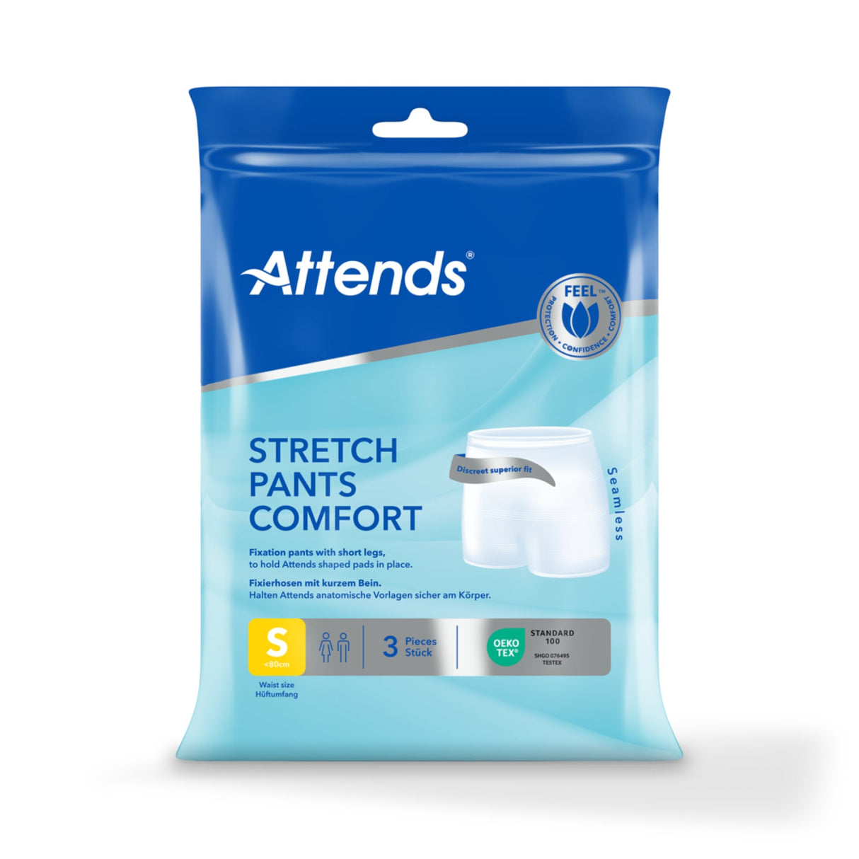 Attends Stretch Pants Comfort Fixierhose, nahtlos – mit Beinansatz, hoher Tragekomfort