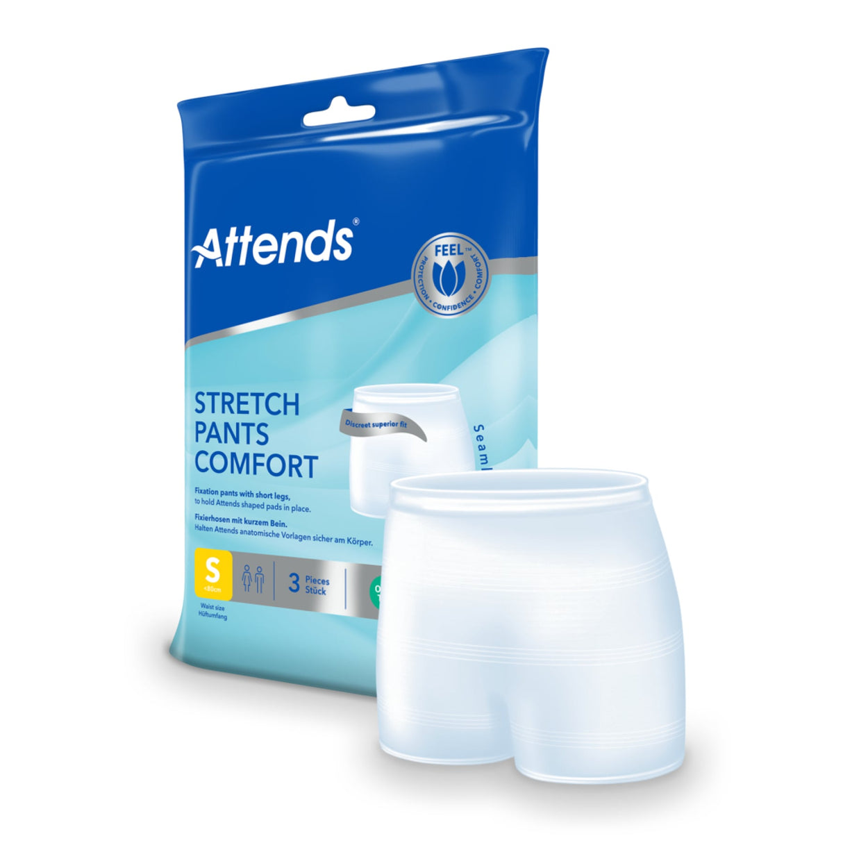 Attends Stretch Pants Comfort Fixierhose, nahtlos – mit Beinansatz, hoher Tragekomfort – Ansicht 3