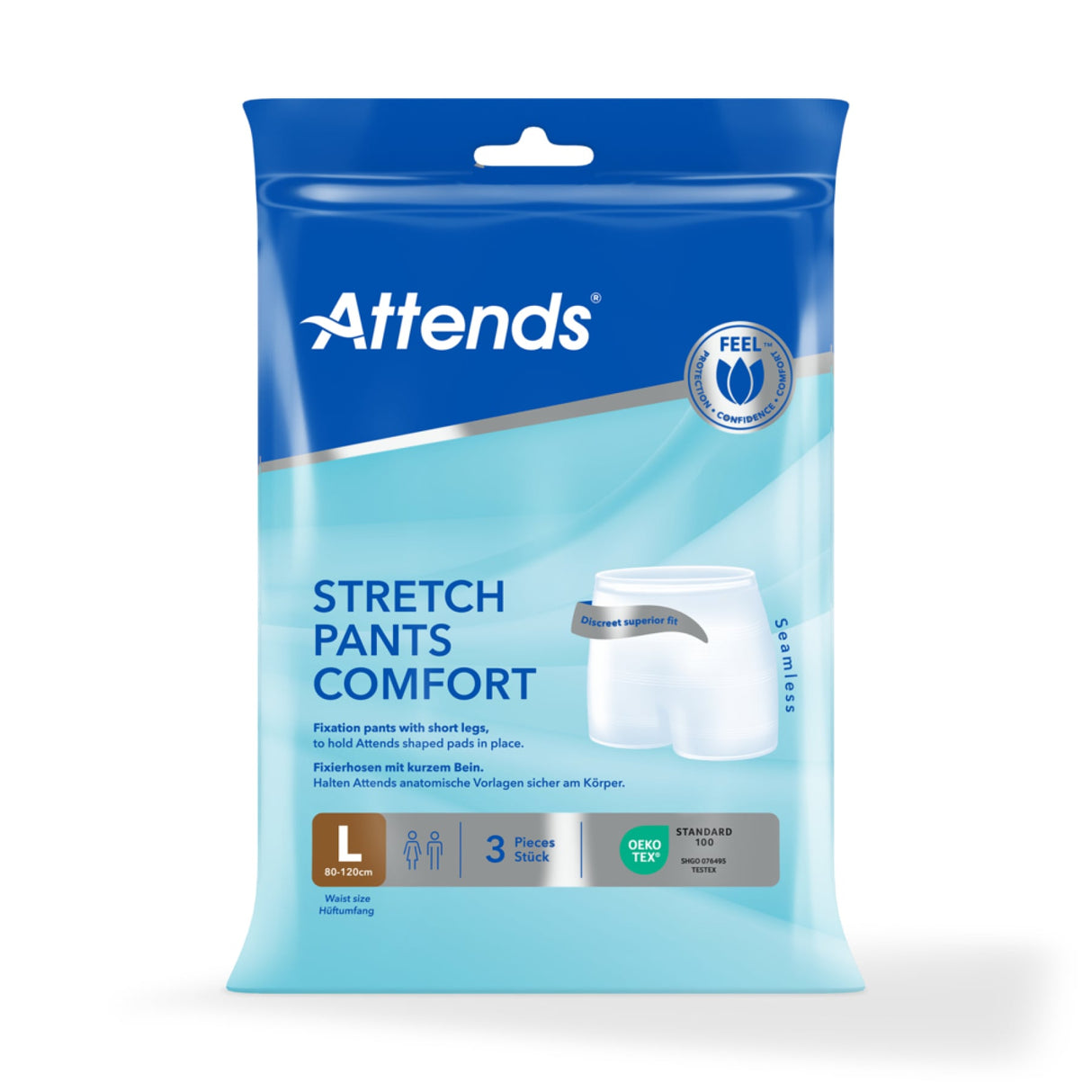 Attends Stretch Pants Comfort Fixierhose, nahtlos – mit Beinansatz, hoher Tragekomfort