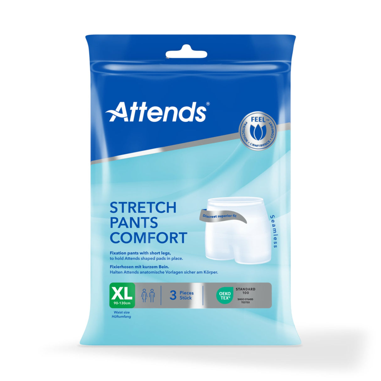 Attends Stretch Pants Comfort Fixierhose, nahtlos – mit Beinansatz, hoher Tragekomfort