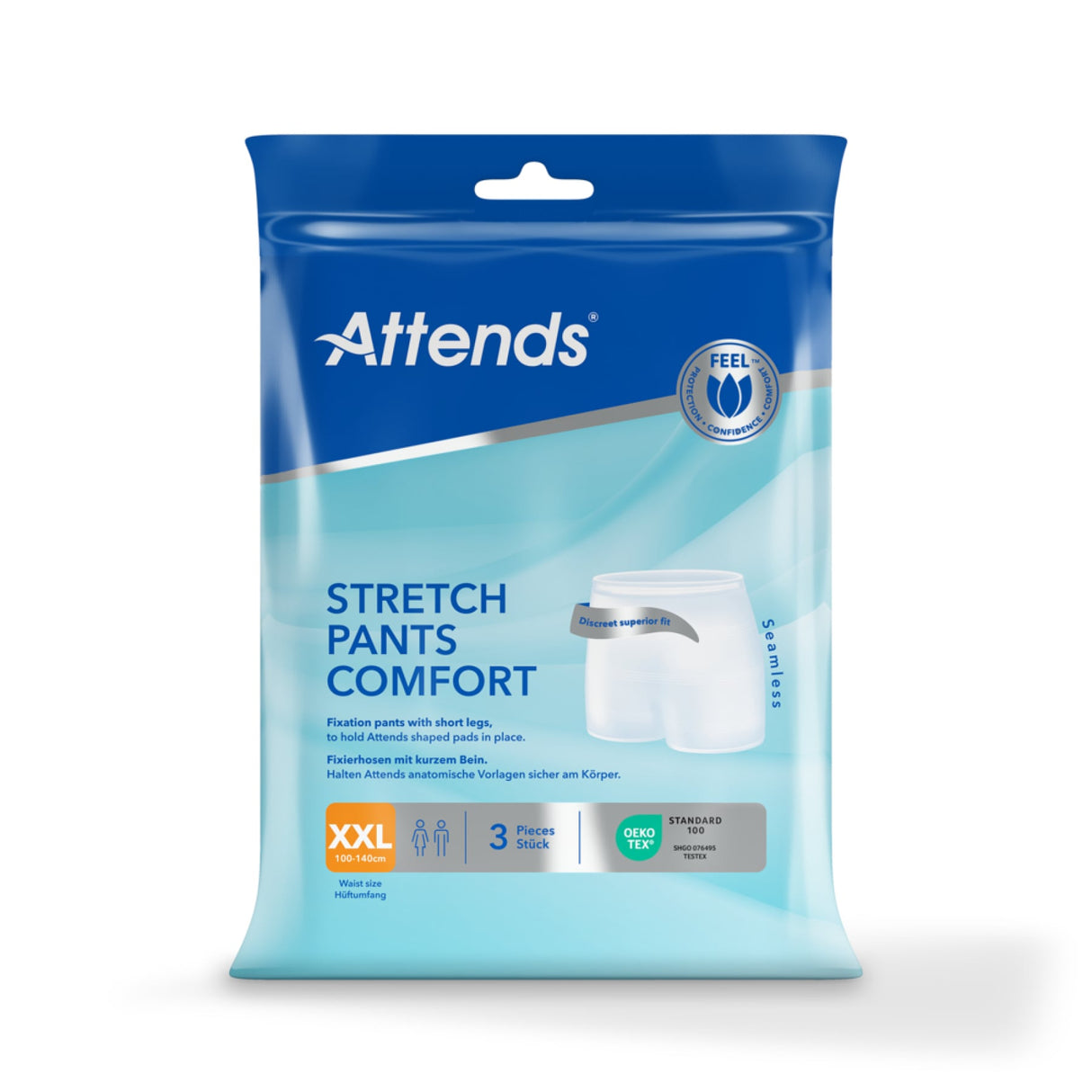 Attends Stretch Pants Comfort Fixierhose, nahtlos – mit Beinansatz, hoher Tragekomfort