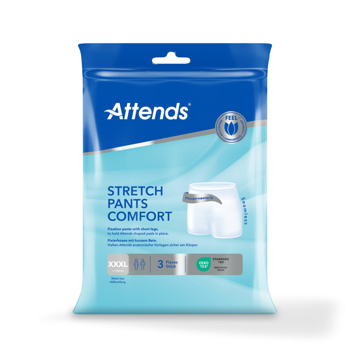 Attends Stretch Pants Comfort Fixierhose, nahtlos – mit Beinansatz, hoher Tragekomfort