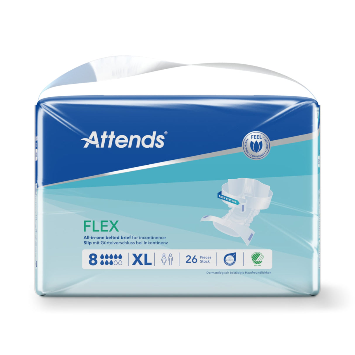 Attends Slip Flex 10 Inkontinenz Pants mit Hüftgürtel für sehr starke Inkontinenz