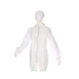 AMPri Med-Comfort Besucherjacke mit Reißverschluss, PP-Vlies, weiß - 1 Karton = 100 Stück, Größe M